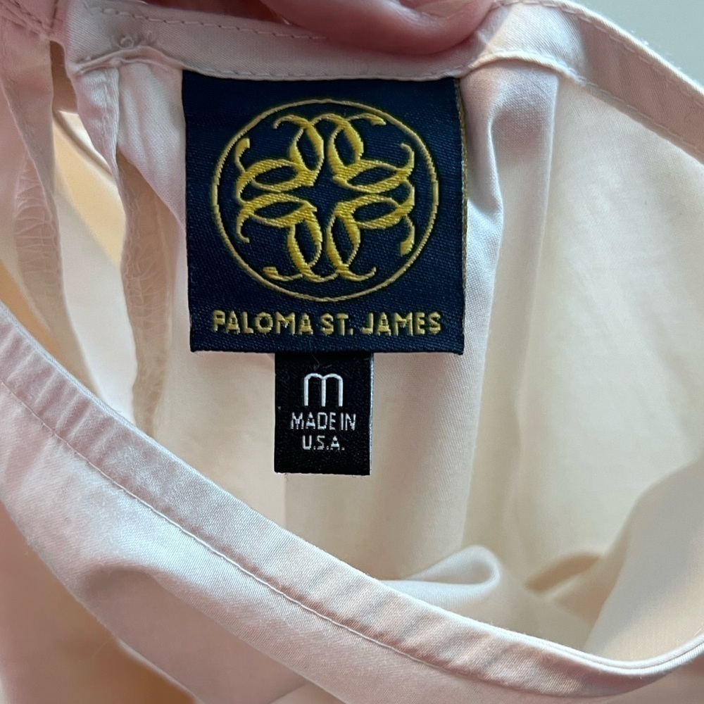 Paloma St. James,Gorgeous 100% Egyptian Cotton,Extra Long Tuxedo Cuffs,Stunning - Picture 5 of 13